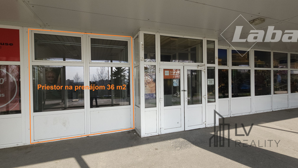 Priestor na prenájom OC Hornád, 36m2