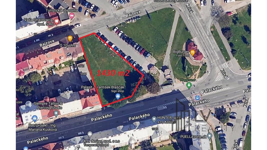 Pozemky na prenájom, ul. Palackého