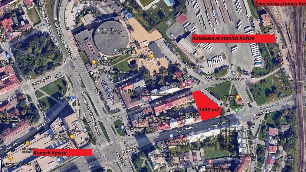 Pozemky na prenájom, ul. Palackého