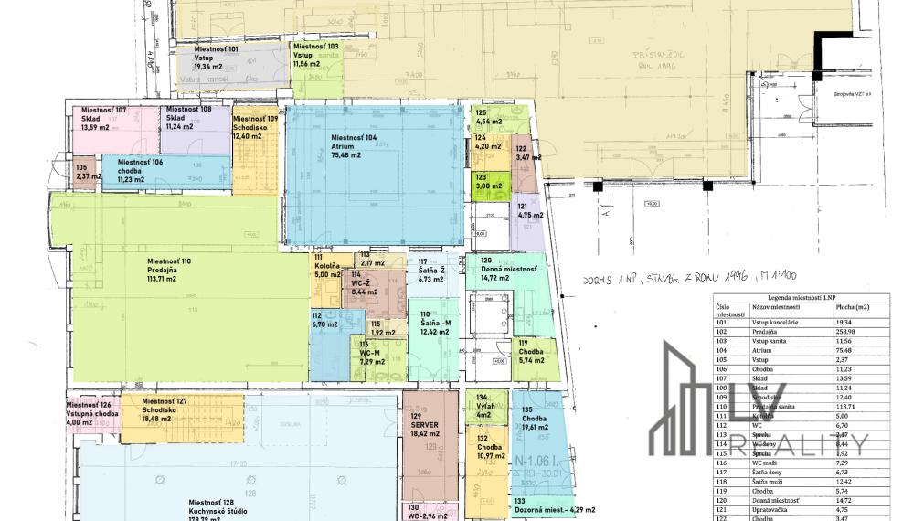 Na prenájom obchodné priestory 383 m2 a 524 m2, Piešťany