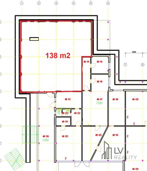 Priestor na prenájom OC Hornád, 138m2