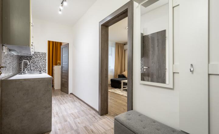 Na prenájom zariadený 1,5-izbový byt s loggiou na Palárikovej ul. v centre KE - fotografia 5